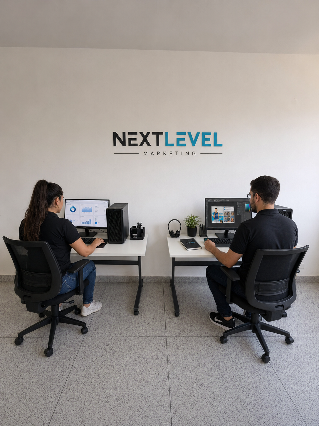 Equipe de tecnologia e criação NextLevel